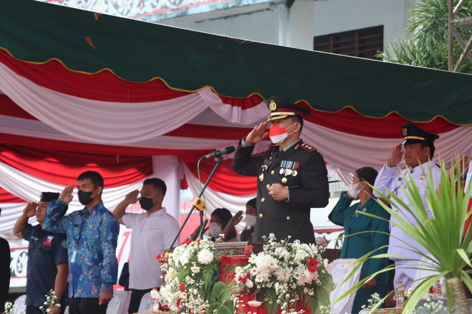 Jadi Irup Penurunan Bendera Merah Putih Akbp Ronald Apresiasi