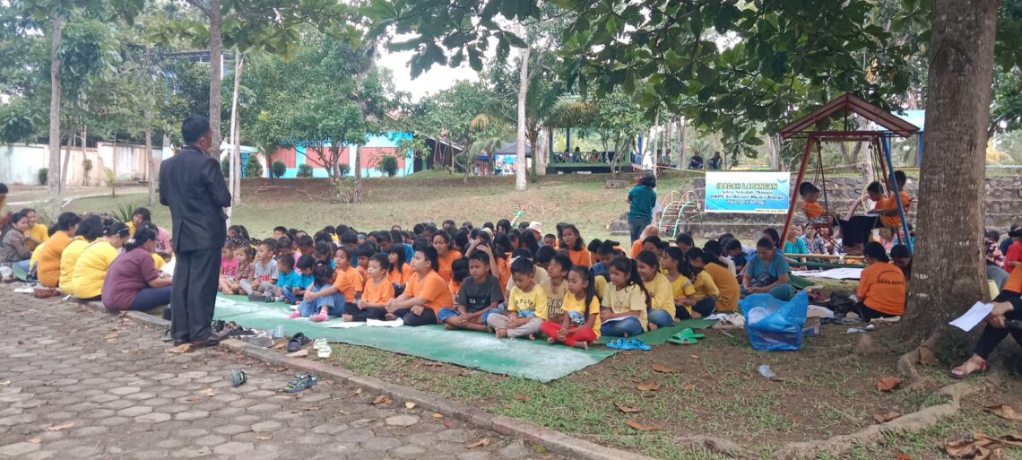 Ibadah Lapangan Seksi Sekolah Minggu GKPS Biarlah Mereka Datang