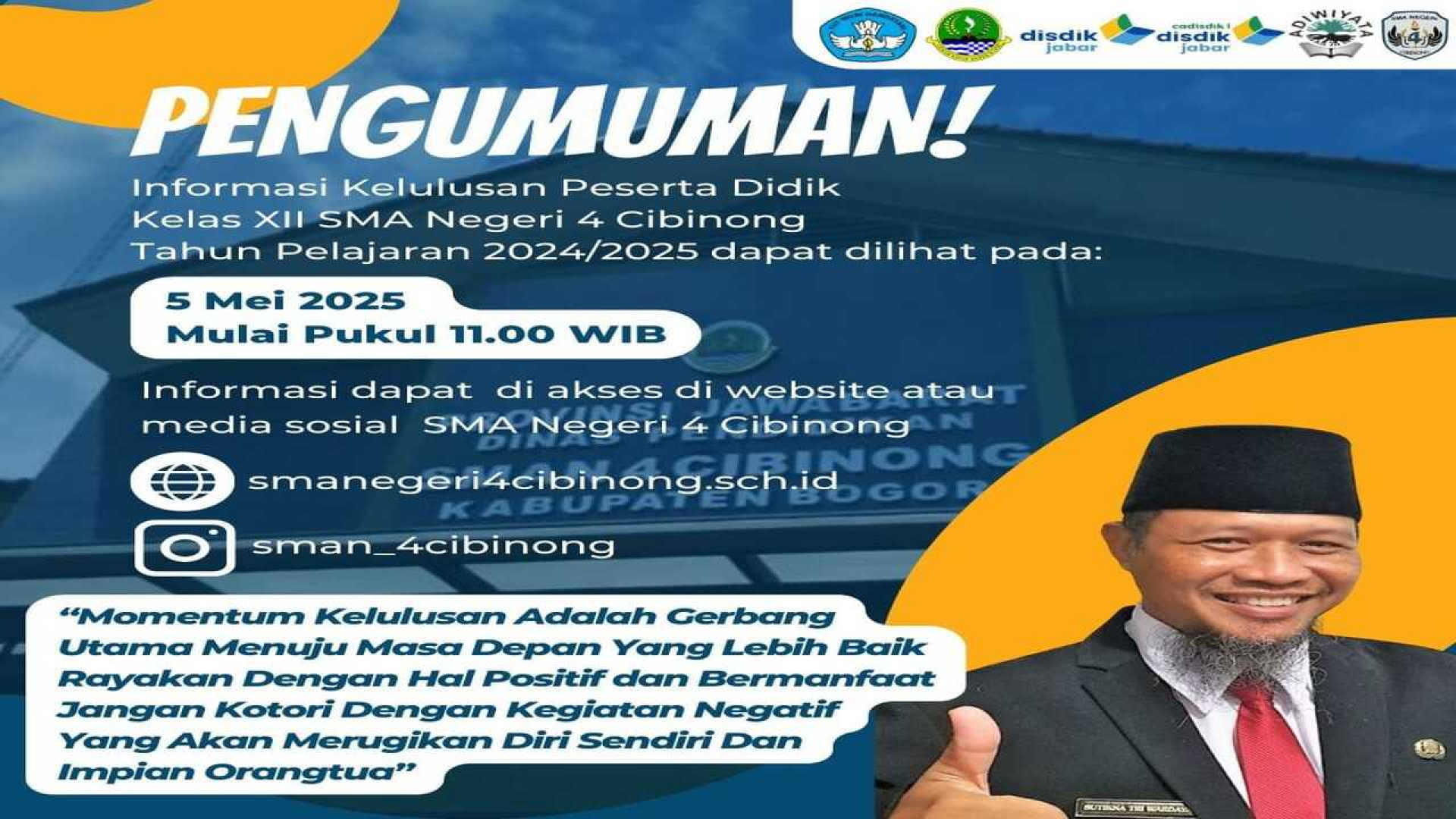 Daftar Peserta Didik Yang Dinyatakan Lulus, dapat Dilihat di Menu Informasi Kelulusan 2024/2025