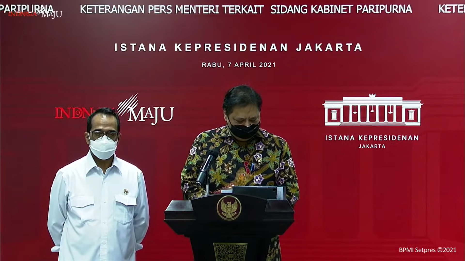 Penanganan Covid-19 Harus Berjalan Seiring Dengan Pertumbuhan Ekonomi Nasional.