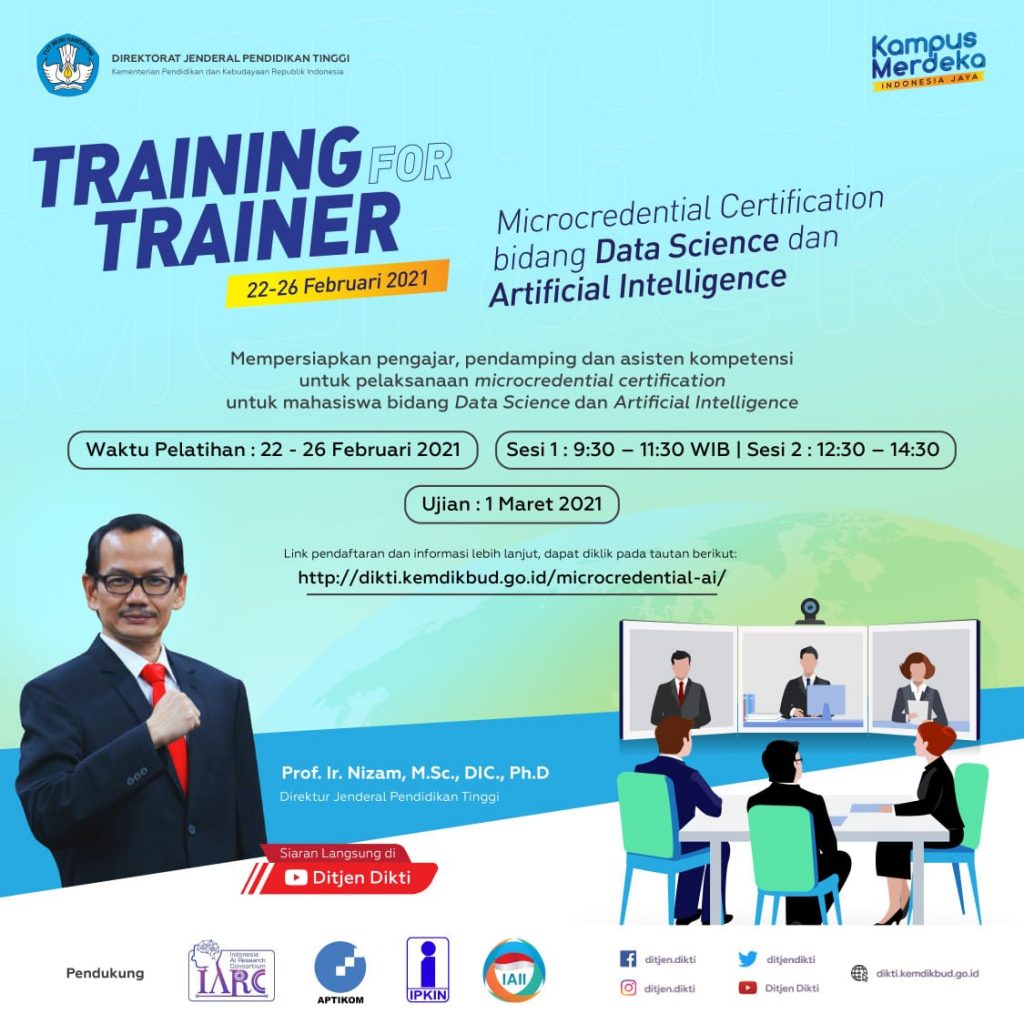 Dosen Dipersiapkan Lahirkan Talenta AI Secara Masif Diseluruh Indonesia