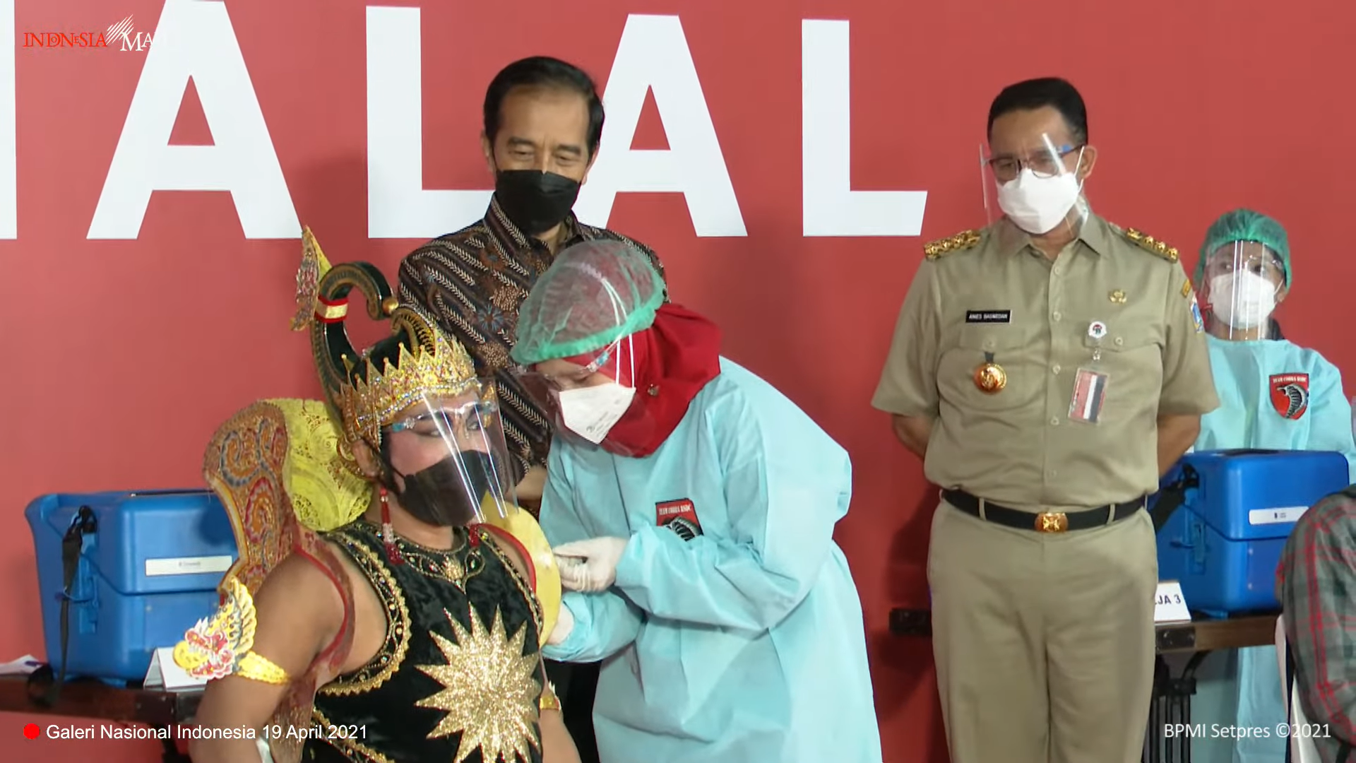 Vaksinasi Budayawan dan Seniman, Optimisme Bangkitkan Pelaku Ekonomi Kreatif di Masa Pandemi