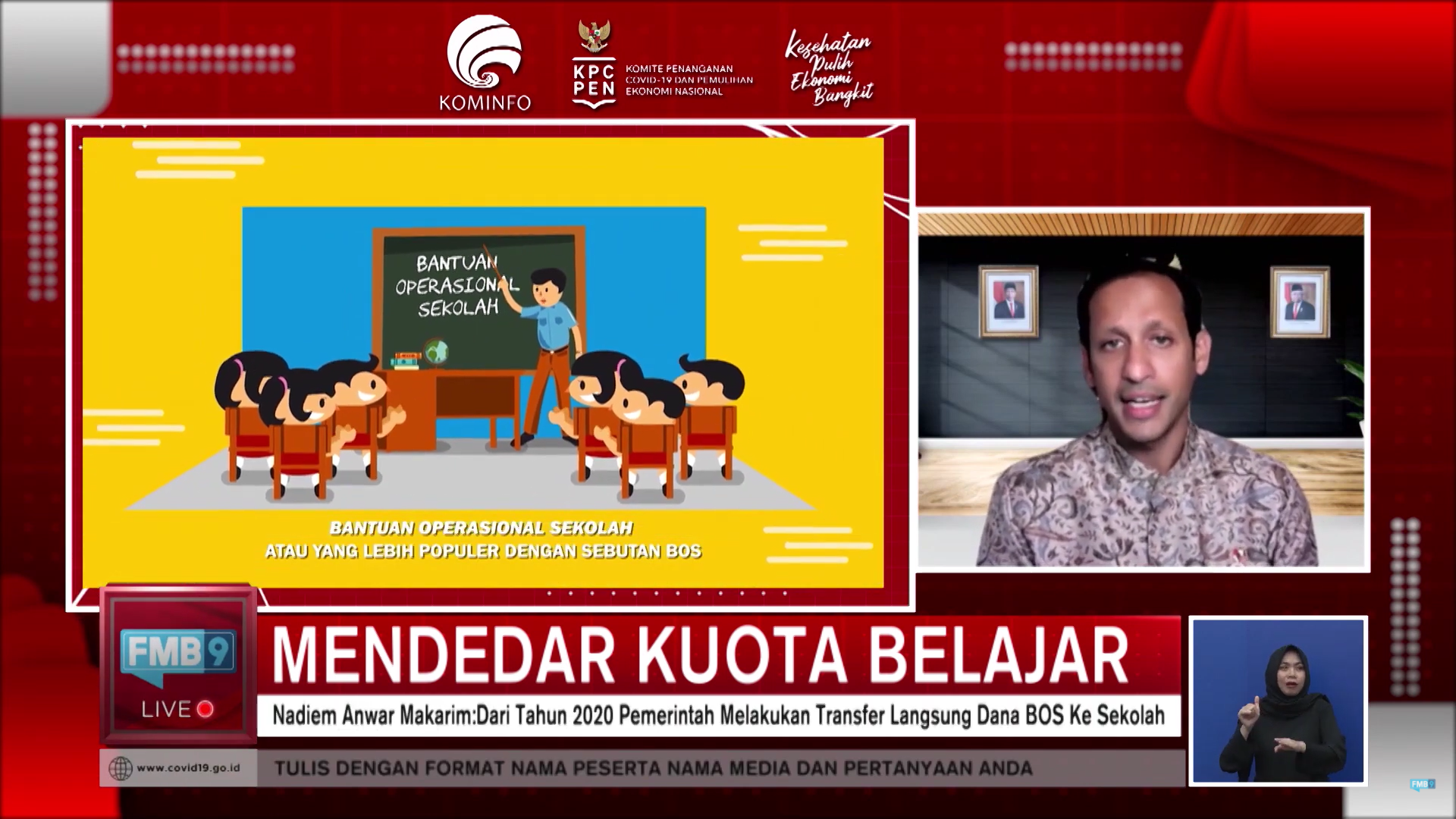 Mendikbud Optimistis Pelaksanaan Tatap Muka Sekolah Secara Bertahap Bulan Juli Terwujud