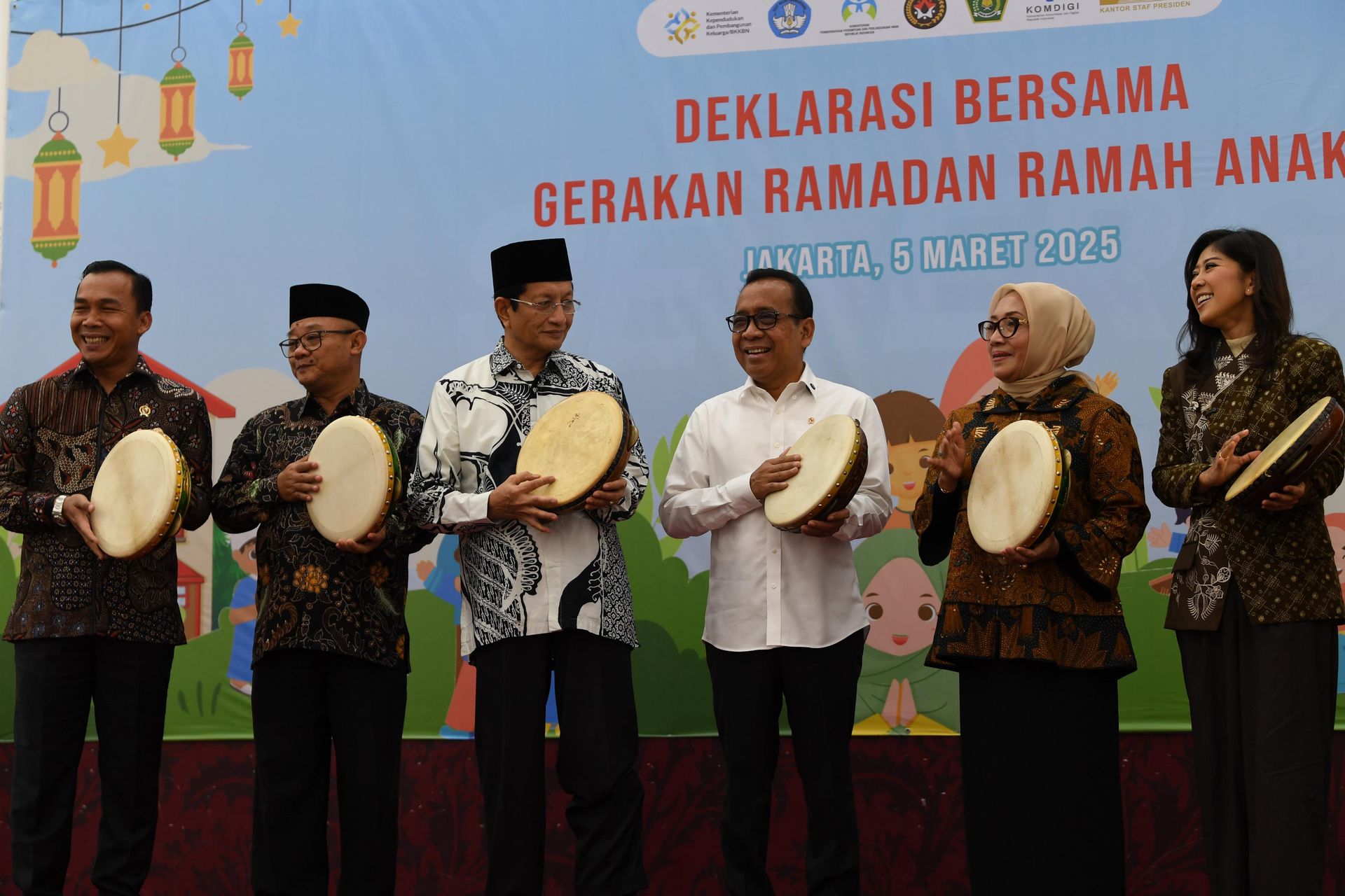 Lima Menteri Deklarasikan Gerakan Ramadan Ramah Anak