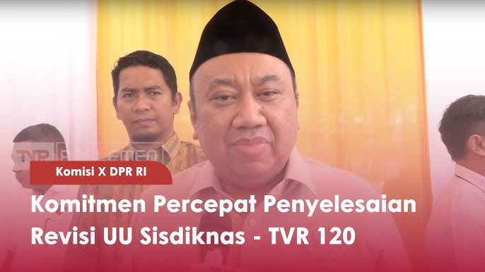 Target Komisi X  DPR-RI Revisi UU Sisdiknas Selesai Awal Tahun 2026