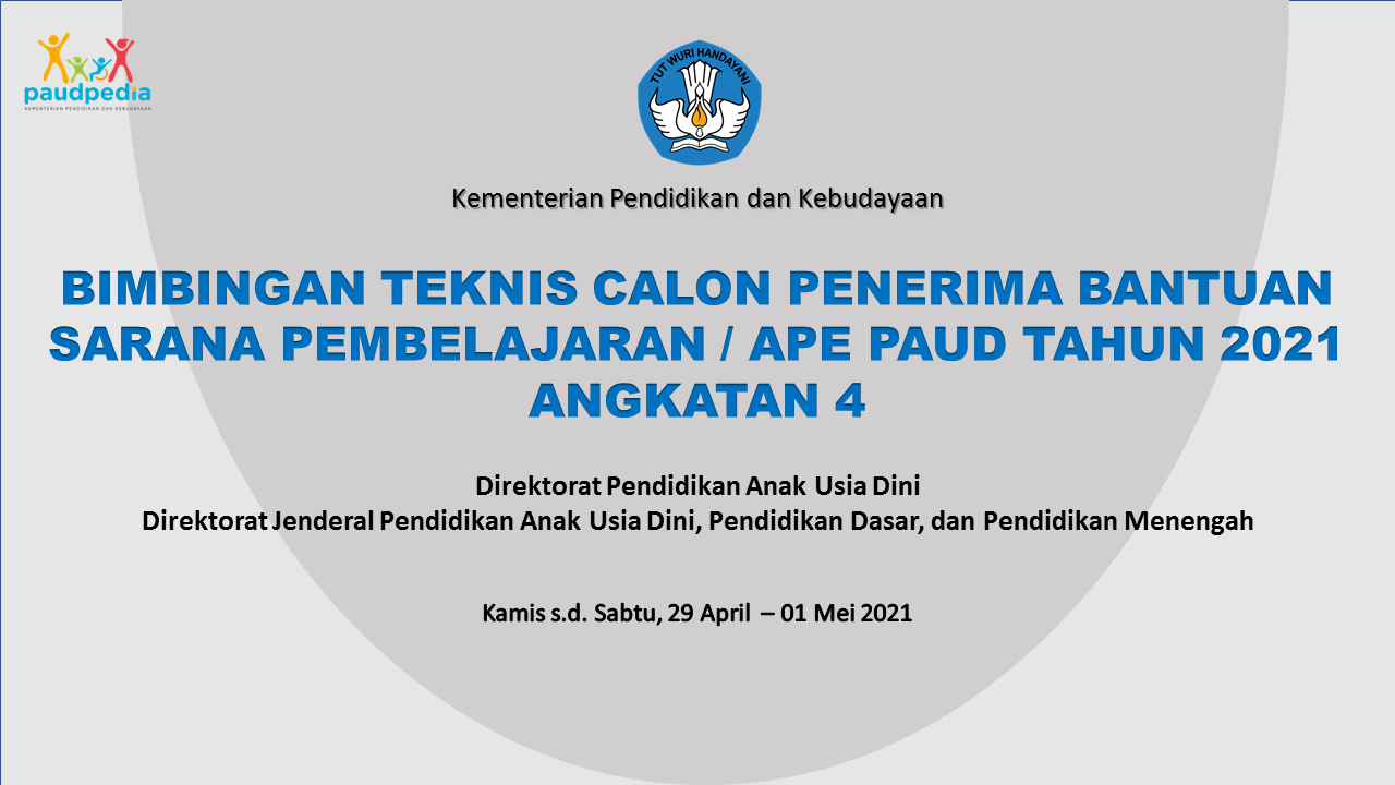 22.629 Lembaga Ajukan Bantuan Alat Peraga  Edukasi PAUD