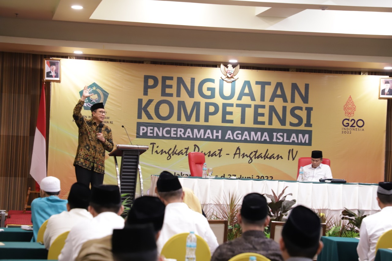 Penceramah Harus Jadi Perekat Persatuan dan Tanamkan Moderasi Beragama