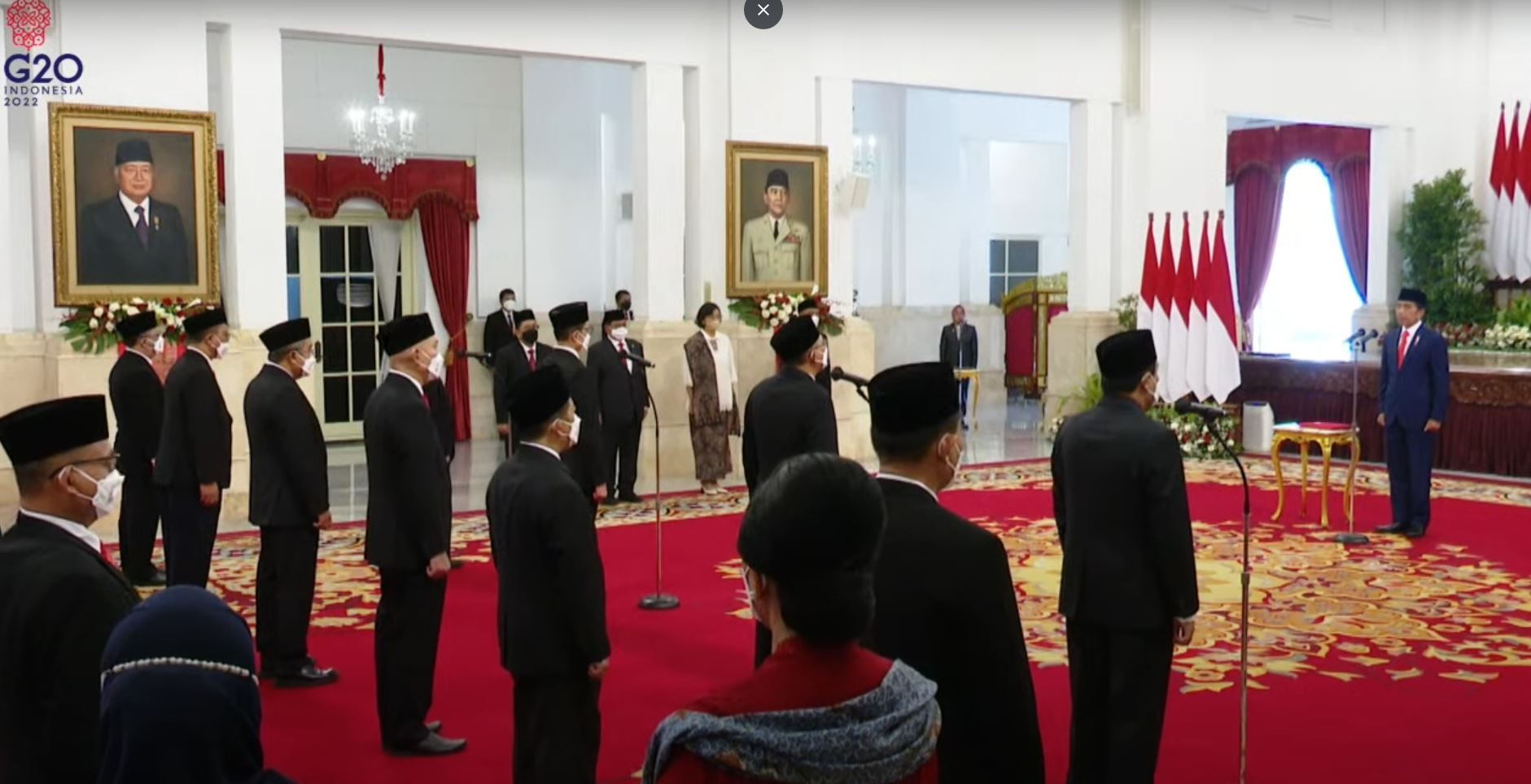 Presiden Jokowi Lantik Anggota Dewan Pengawas dan Badan Pelaksana BKPH