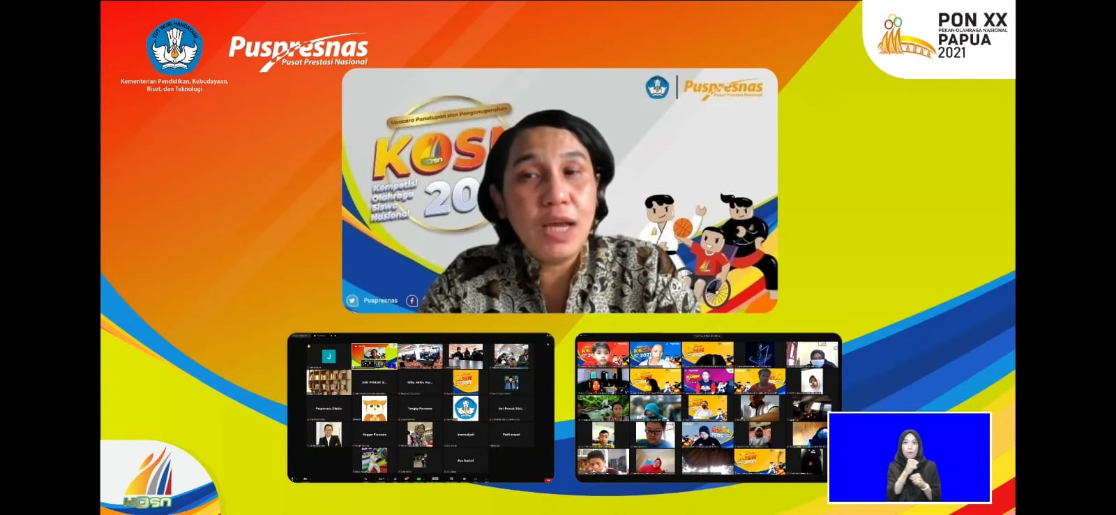 Jawa Tengah Juara Umum Kompetisi Olahraga Siswa Nasional Tahun 2021