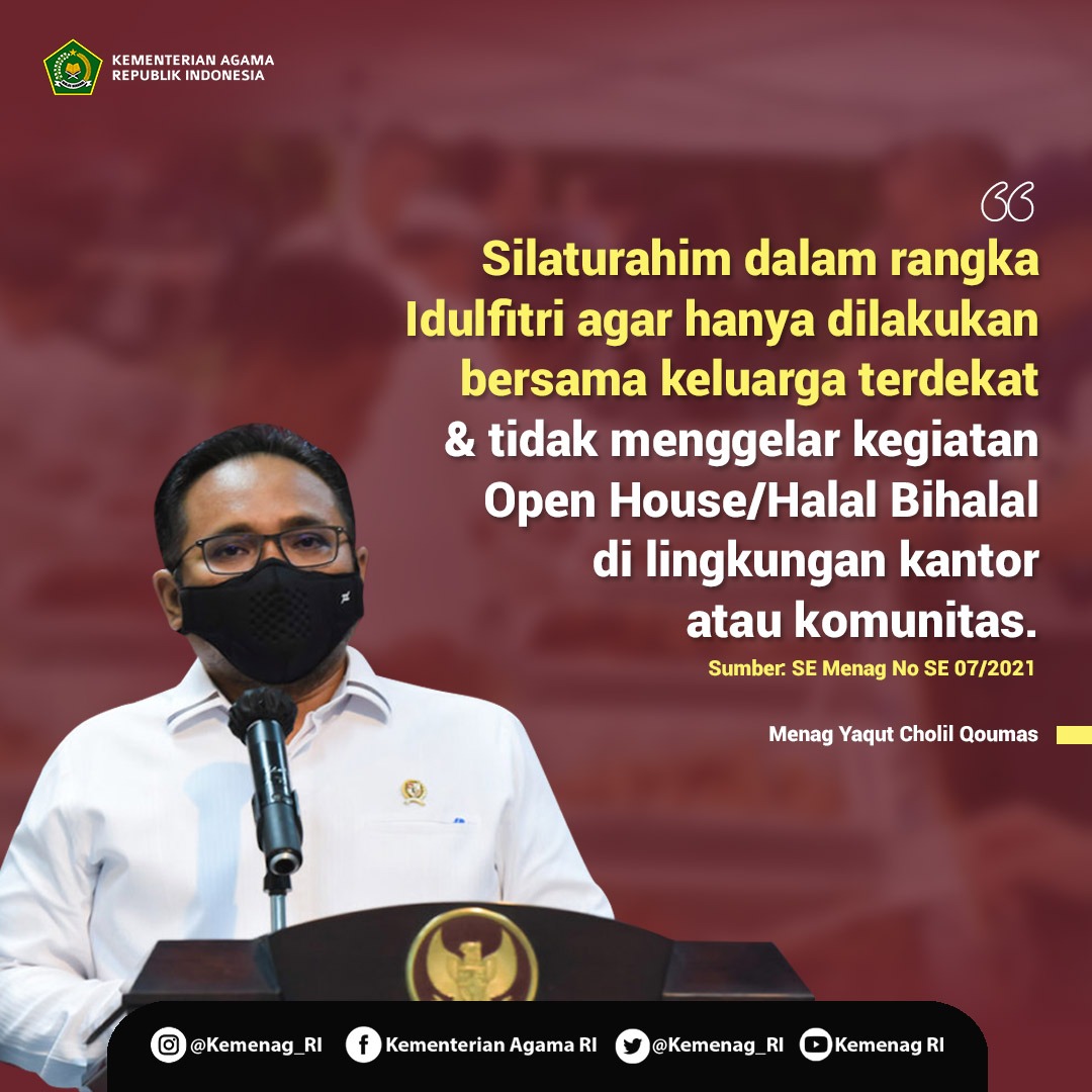 Pemerintah Apresiasi Perayaan Idul Fitri dan Kenaikan Isa Almasih Berlangsung Damai