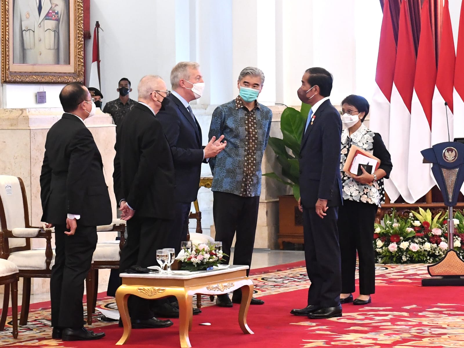 Presiden Jokowi Terima Delegasi Dewan Bisnis AS-ASEAN