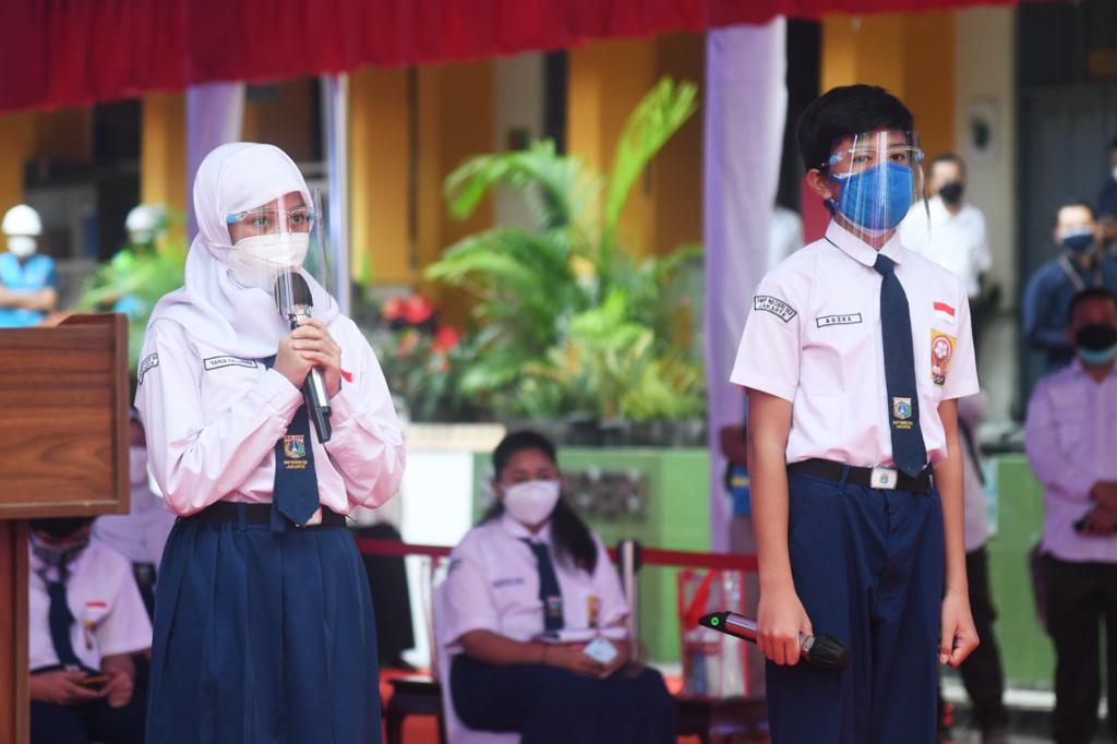 Vaksinasi Pelajar Digelar Serentak di 14 Provinsi di 14 SMP Dan 14 SMA
