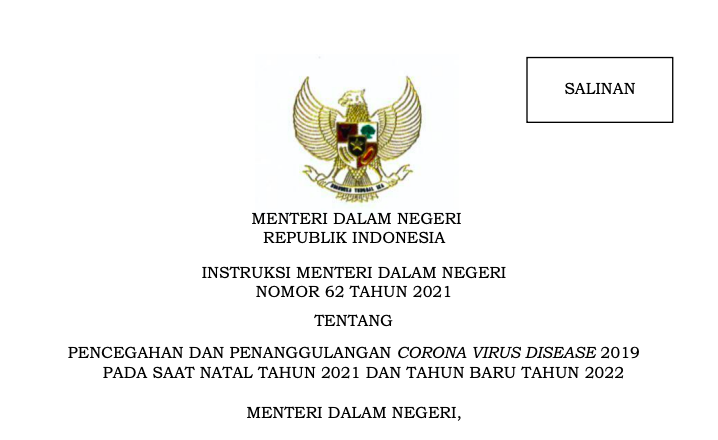 Mendagri Terbitkan Aturan Terkait Libur Nataru, Pembagian Rapor Semester 1 Bulan Januari