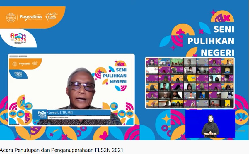 Jawa Tengah Raih Juara Umum Festival dan Lomba Seni Siswa Nasional Tahun 2021