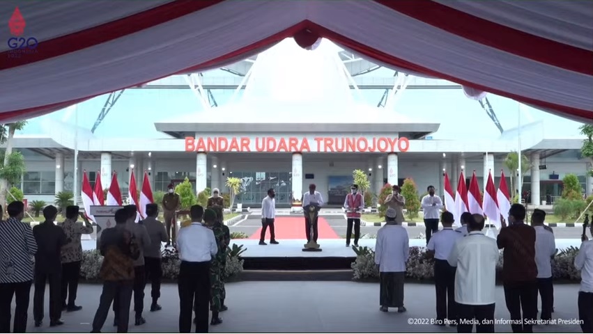 Bandara Trunojoyo  Madura Diresmikan, Gerakkan Ekonomi Masyarakat