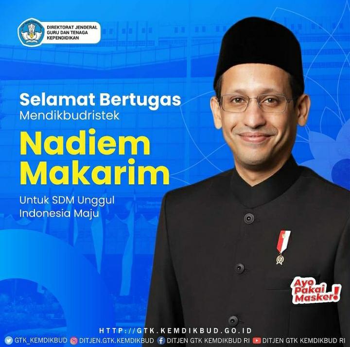 Nadiem Anwar Makarim Emban Amanah Baru Sebagai Menteri Pendidikan, Kebudayaan, Riset, dan Teknologi