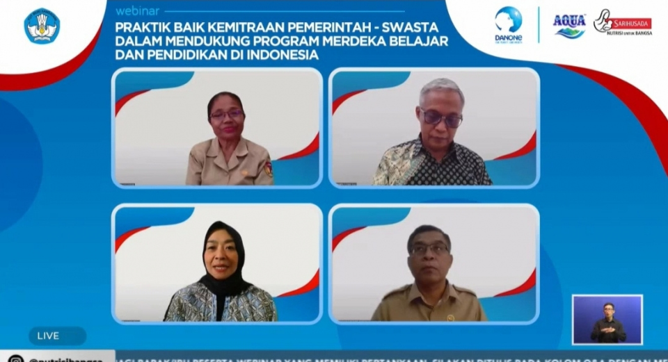 Kerjasama Kemitraan Pemerintah dan Swasta Hasilkan 33.560 Modui Pembelajaran PJJ