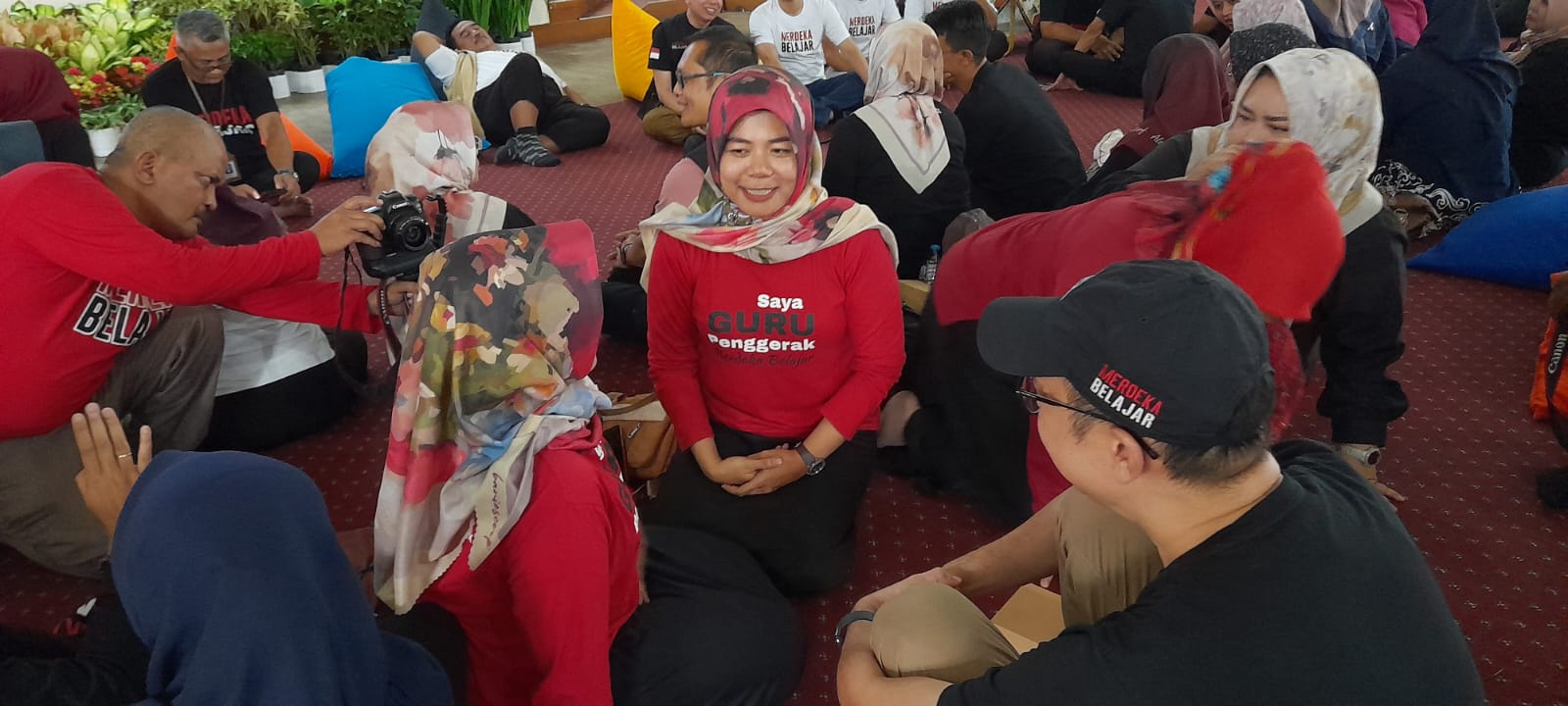 Sukacita Guru Penggerak Kabupaten Dengan "Sang Ayah" Ditjen PAUD Dikdasmen