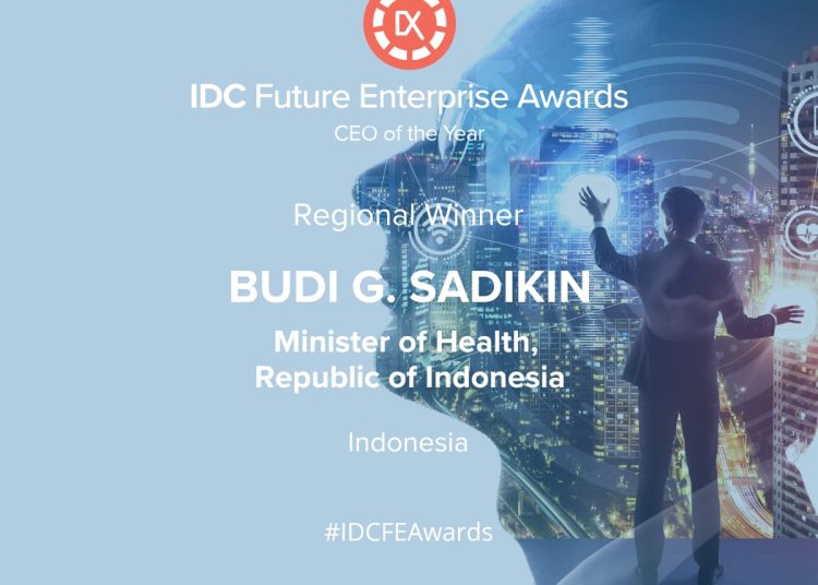 Menkes Raih Penghargaan CEO of the Year Se Asia-Pasifik di IDC Future Enterprise Awards 2022