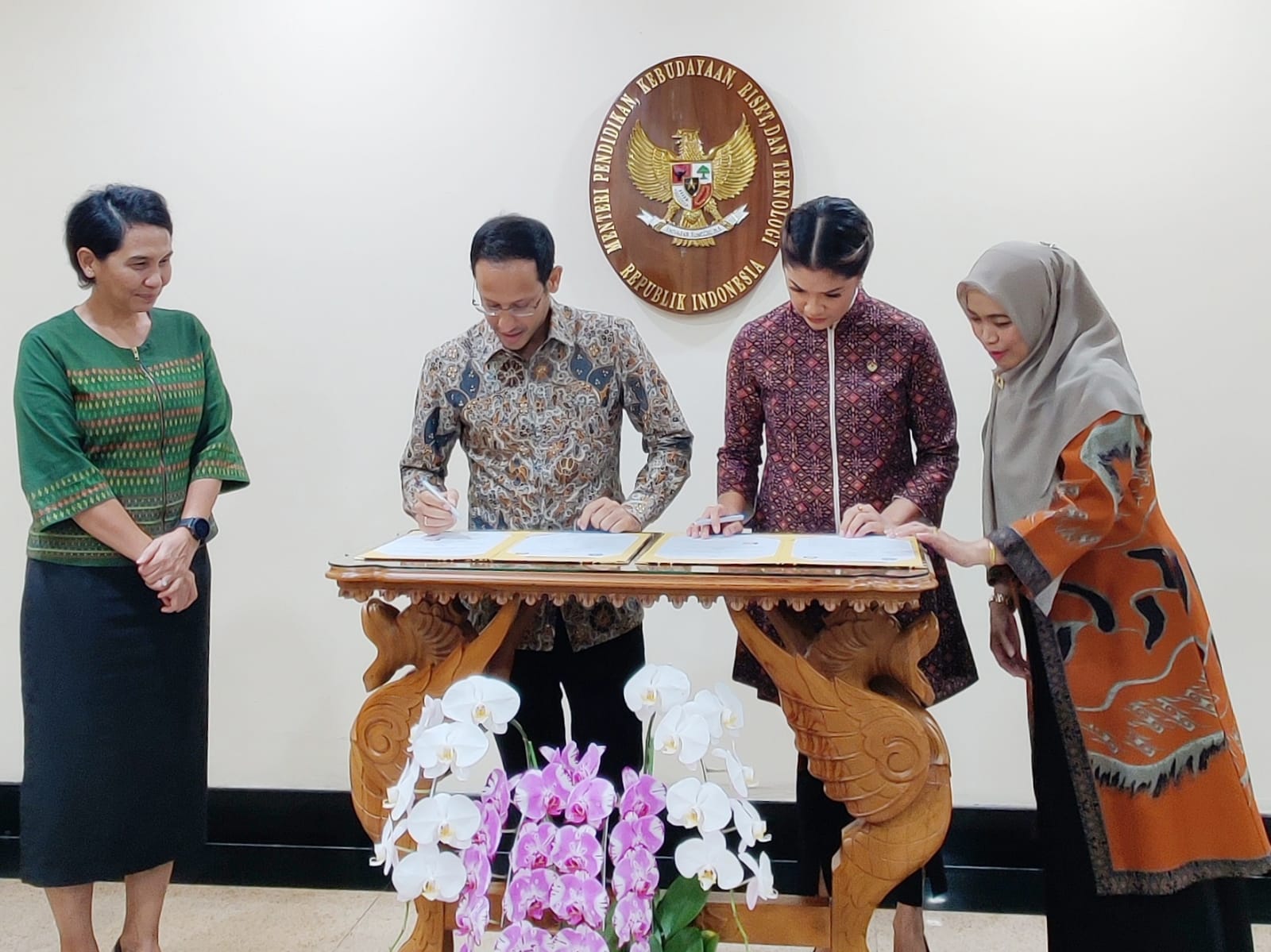 Optimalkan Program, Kemendikbudristek Gandeng Dharma Wanita Persatuan Tingkatkan Literasi Nasional