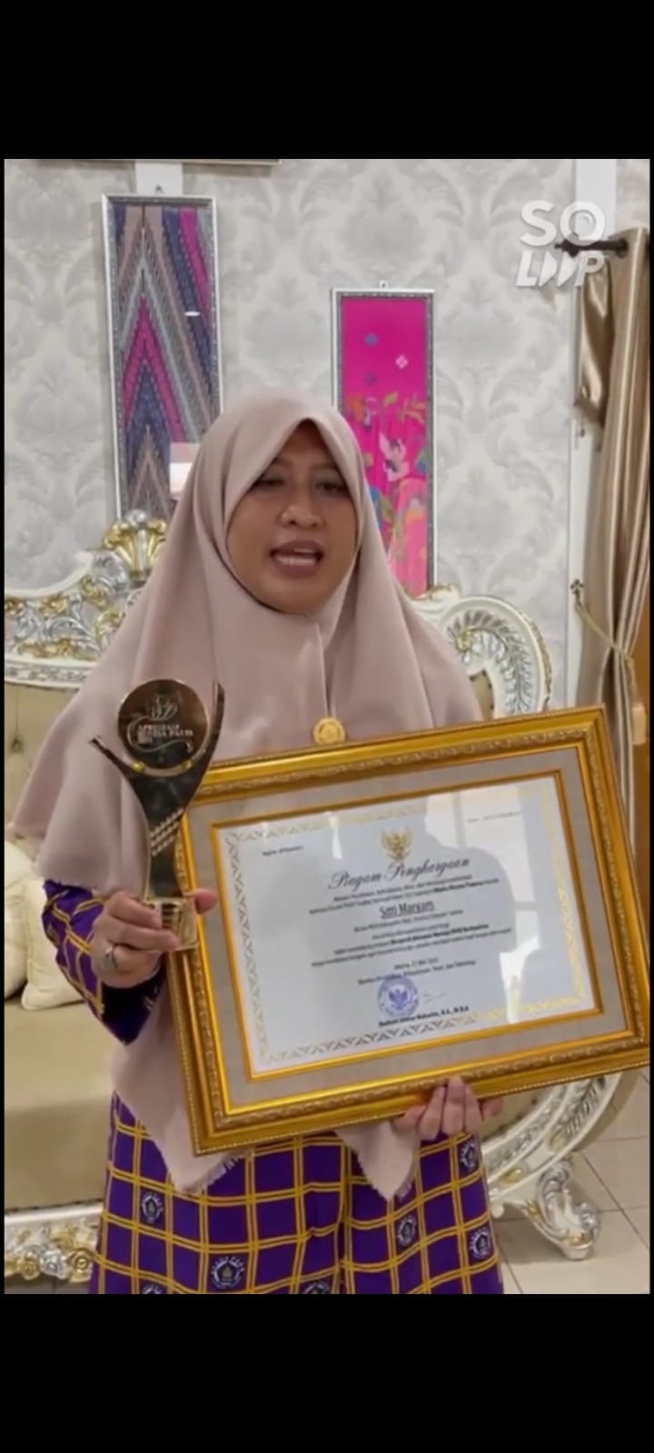 Bunda PAUD Kabupaten Wajo Raih Penghargaan Apresiasi Bunda PAUD Nasional Berprestasi
