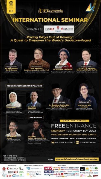 Pandemi Berdampak Kemiskinan Meningkat, Kerjasama Global Pemberdayaan Masyarakat Diperlukan