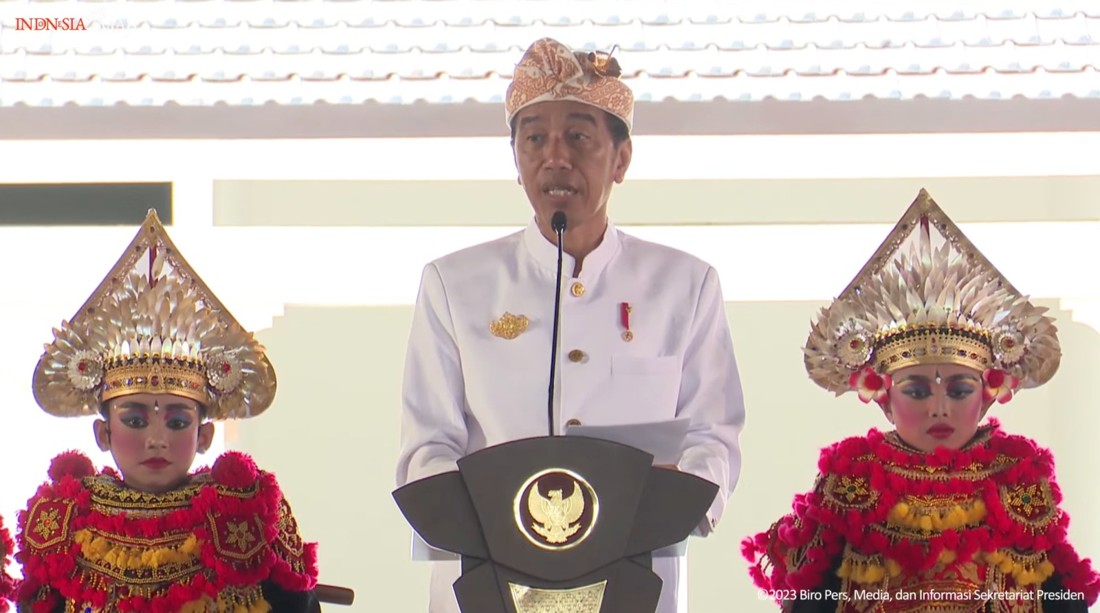 Presiden Meresmikan Kawasan Suci Besakih dan TPST Kesiman Kertalangu