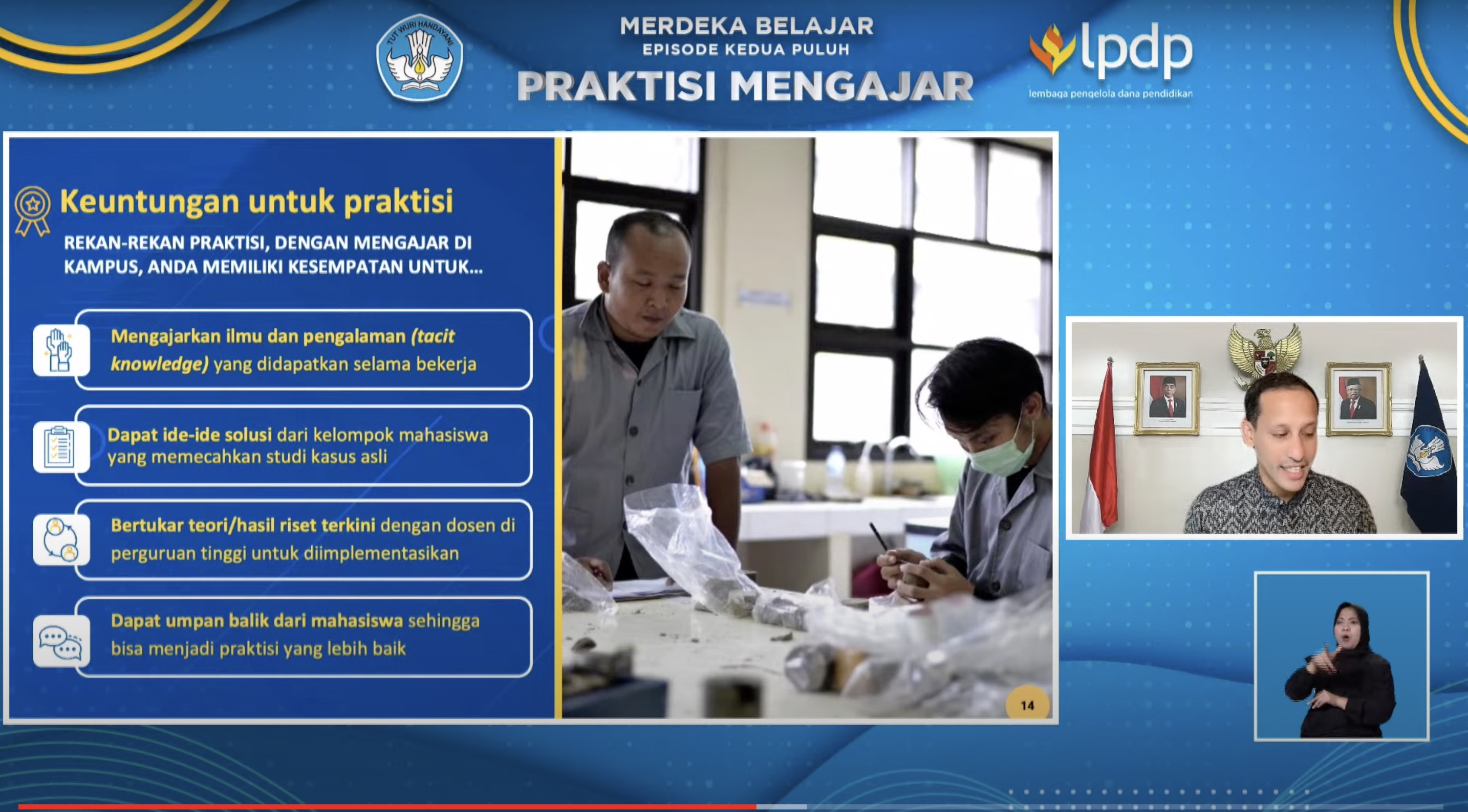 Praktisi di Dunia Industri Diajak Untuk Mengajar di Kampus