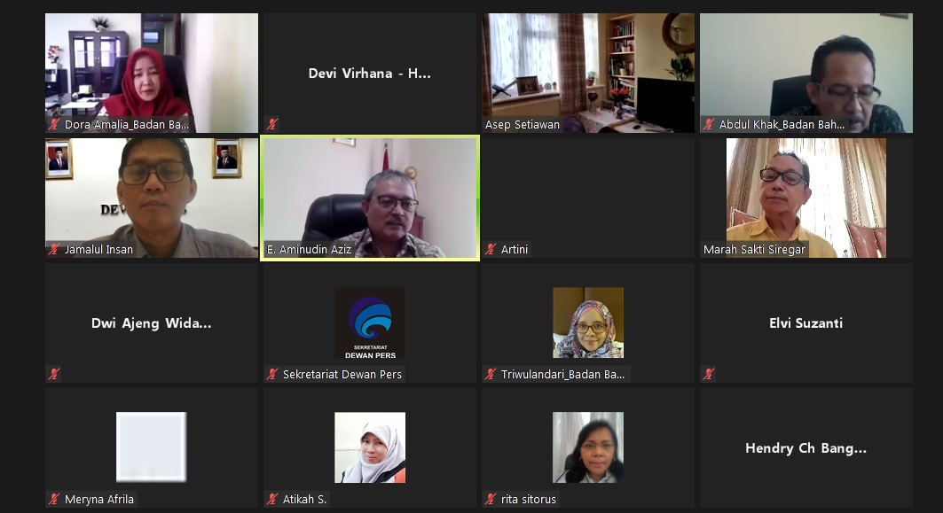 Badan Bahasa dan Dewan Pers Akan Uji Kompetensi Kemampuan Bahasa Indonesia Wartawan