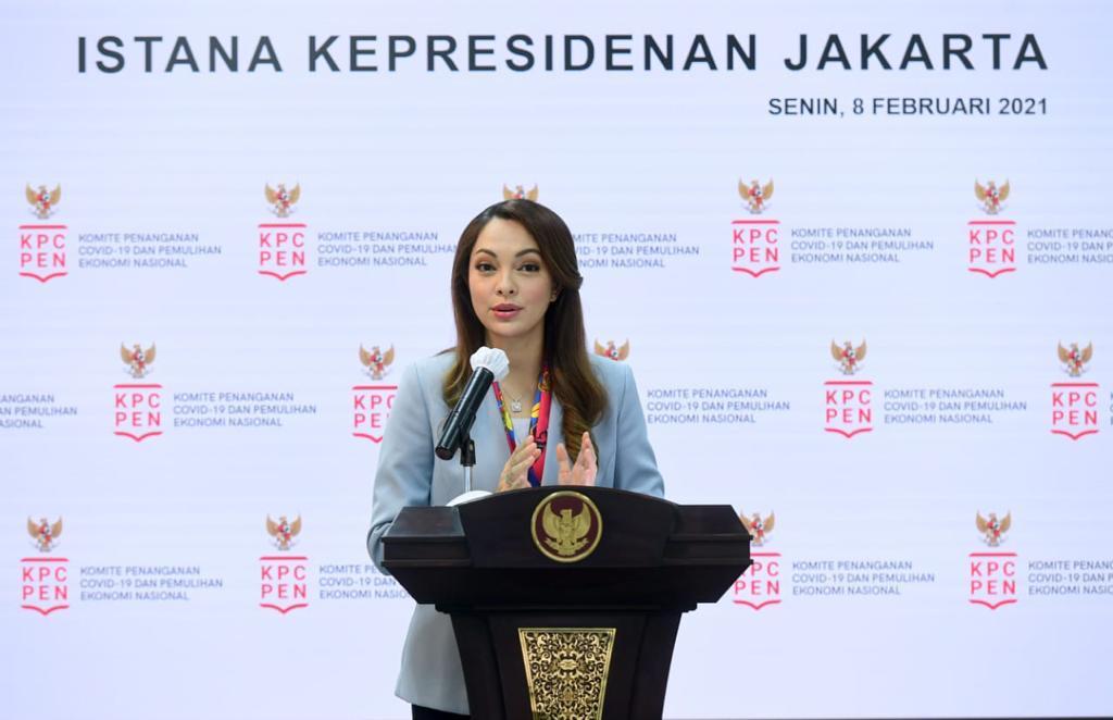 Penggunaan Vaksin untuk warga lanjut usia di izinkan BPOM. Foto : Sekretariat Negara