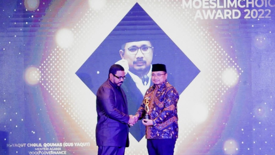 Kementerian Agama Raih MoeslimChoice Award 2022 Kategori Good Governance