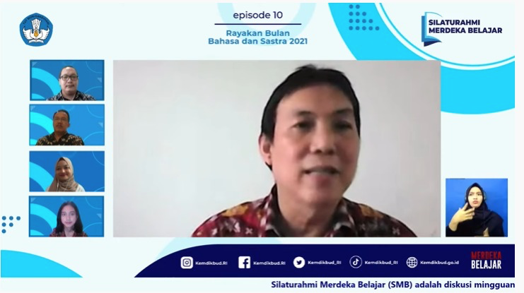 Bulan Bahasa dan Sastra 2021, “Berbahasa Sehat, Indonesia Tangguh”.