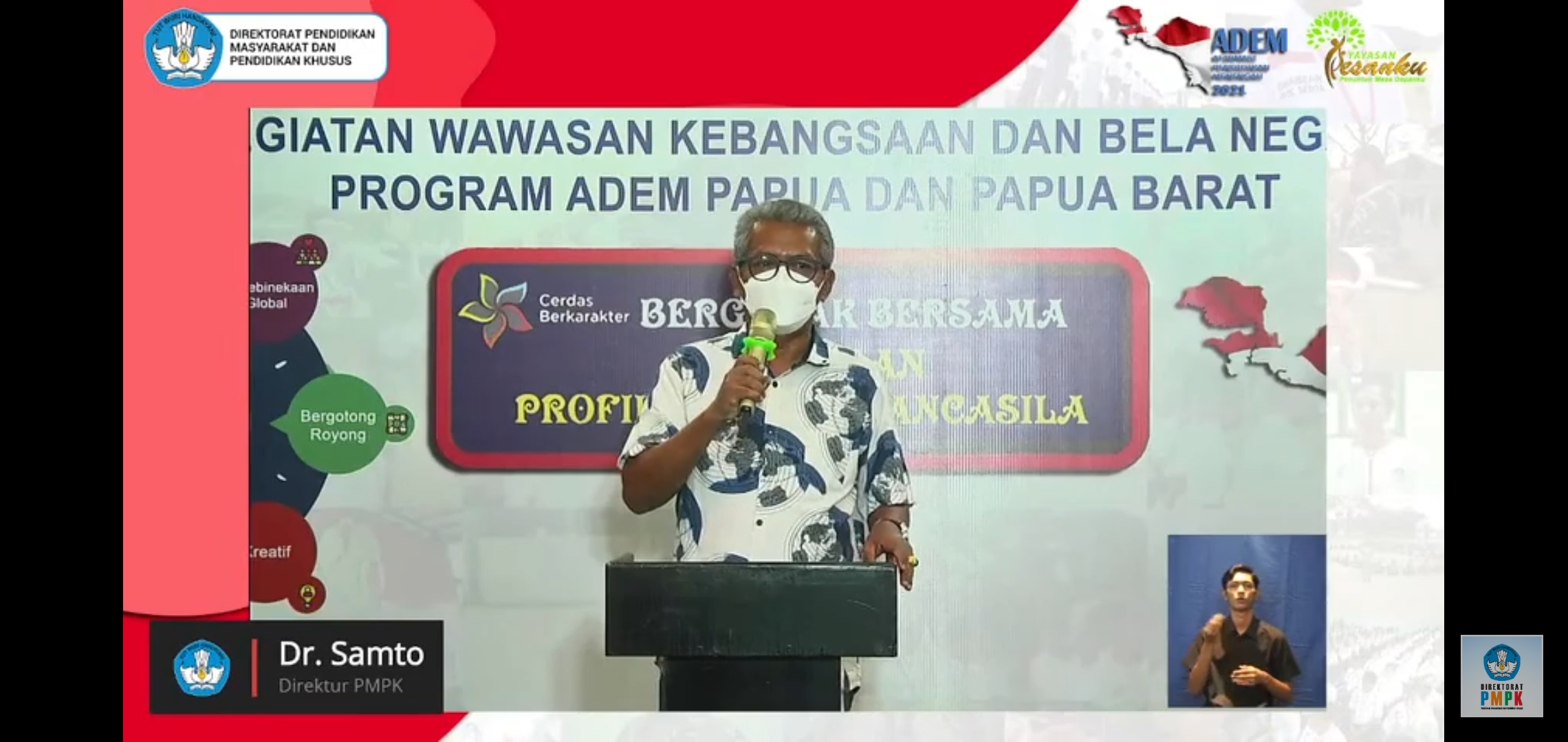 Kegiatan Wujudkan Profil Pelajar Pancasila untuk 500 Siswa ADEM Papua dan Papua Barat Ditutup