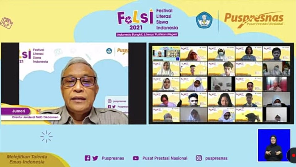 Festival Literasi Siswa Indonesia Ditutup