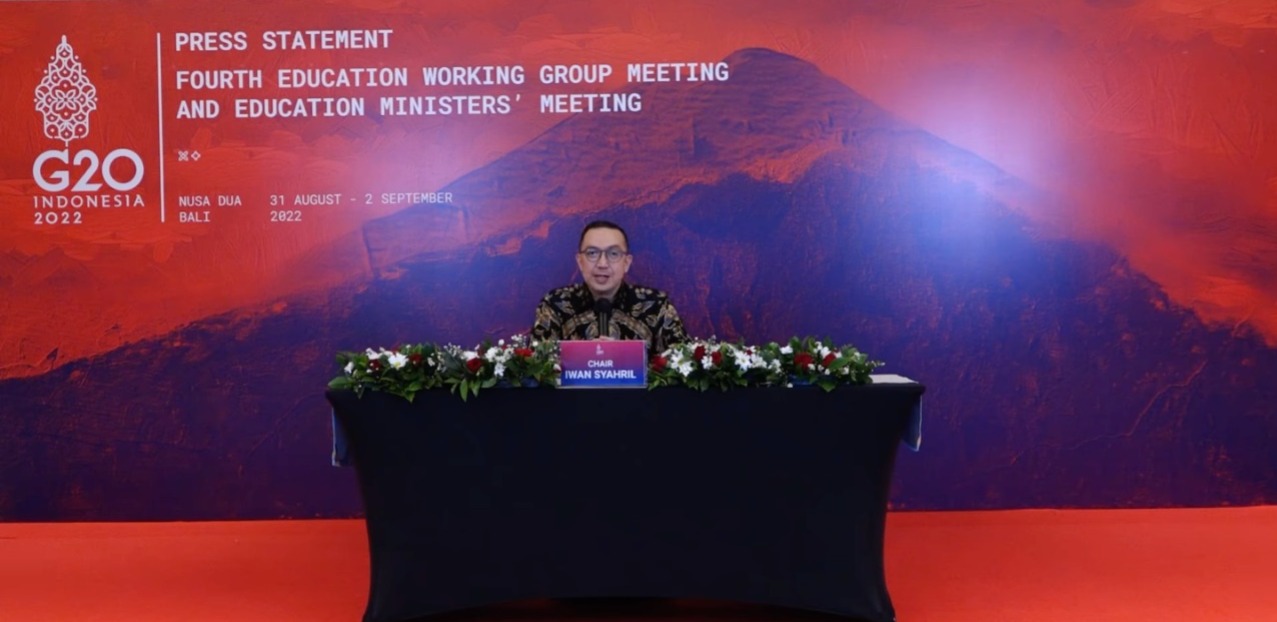 Pernyataan Menteri Pendidikan G-20, Semangat Gotong Royong Dibawa ke KTT Pendidikan PBB