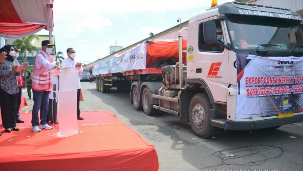 Ekspor Tahap Pertama Gerbong Barang INKA ke Selandia Baru