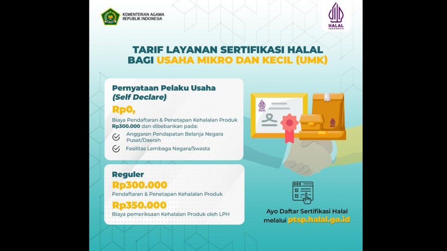 Sertifikasi Halal Gratis Dibuka, BPJPH Siapkan 25.000 Kuota untuk UMK