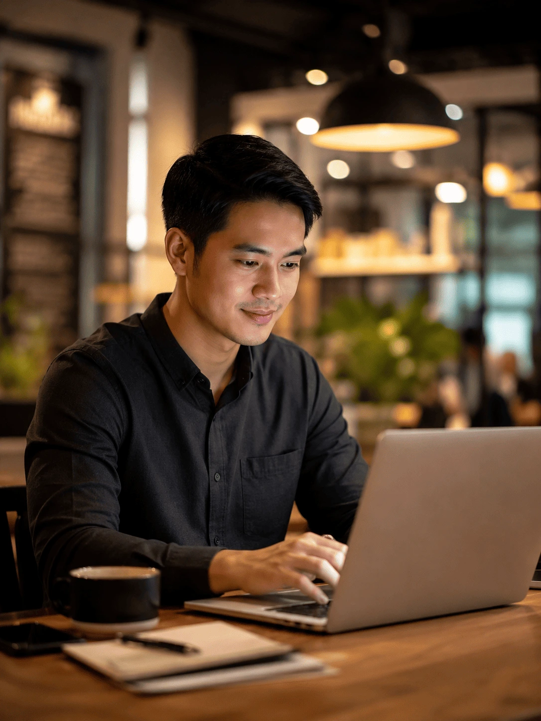 Profesional menggunakan TanpaNgoding AI Website Builder