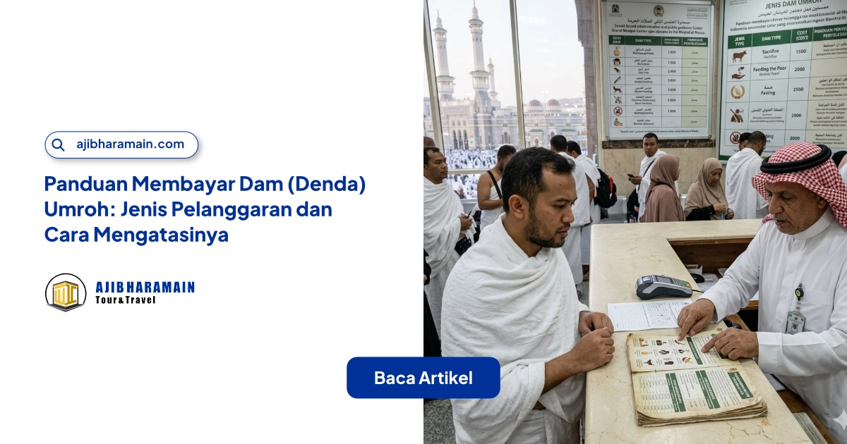 Ilustrasi Panduan Membayar Dam (Denda) Umroh: Jenis Pelanggaran dan Cara Mengatasinya