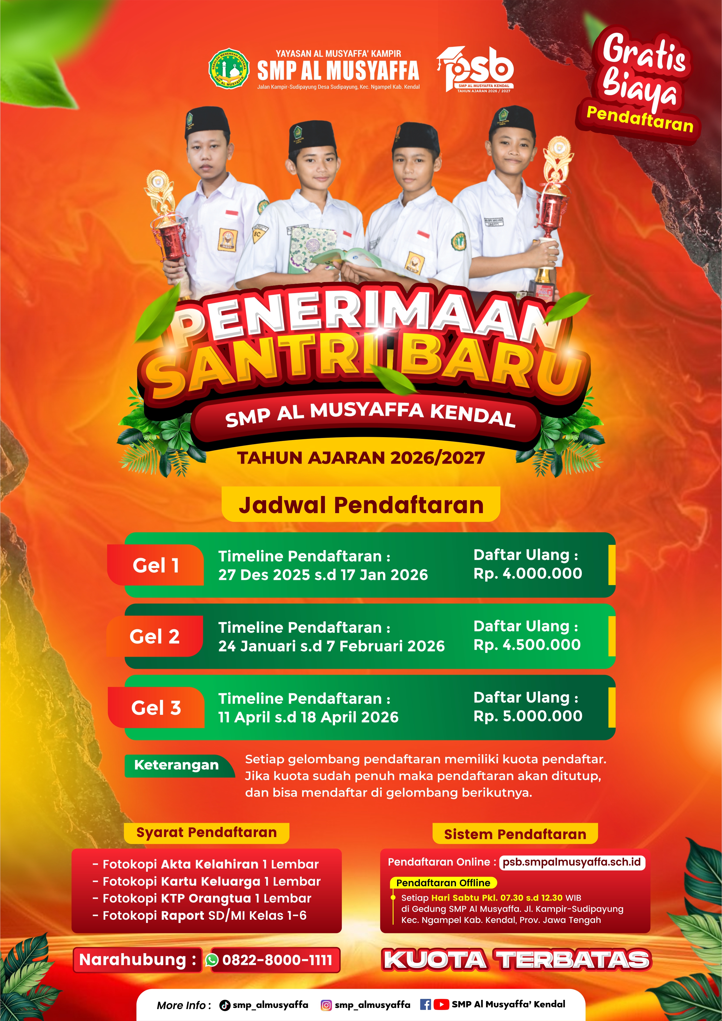Jadwal Pendaftaran