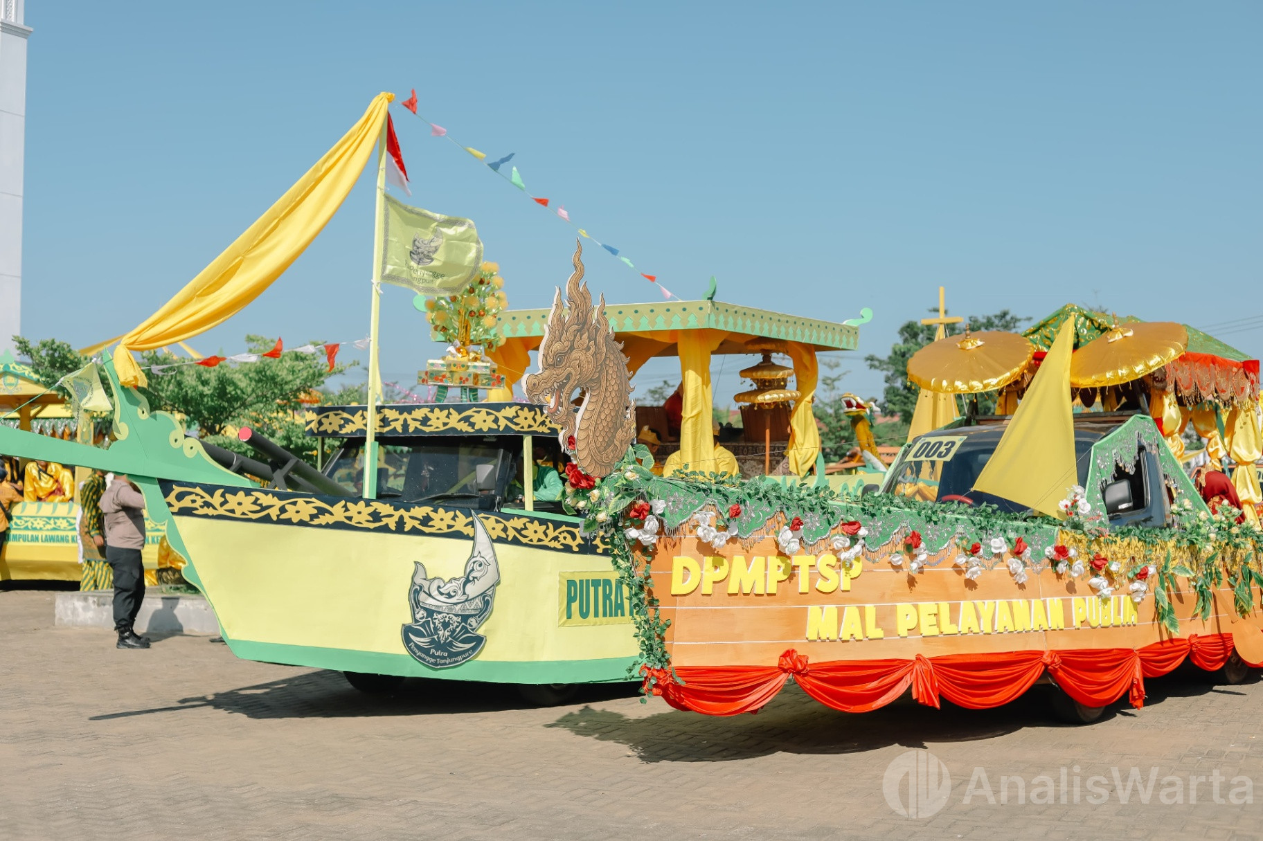 Pawai Astagune Warnai Pagelaran Seni Budaya Melayu Ketapang 2025