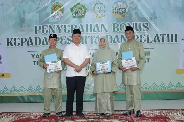 Naik Peringkat di MTQ Kalbar, Ketapang Kucurkan Bonus Rp135 Juta untuk Kafilah Berprestasi