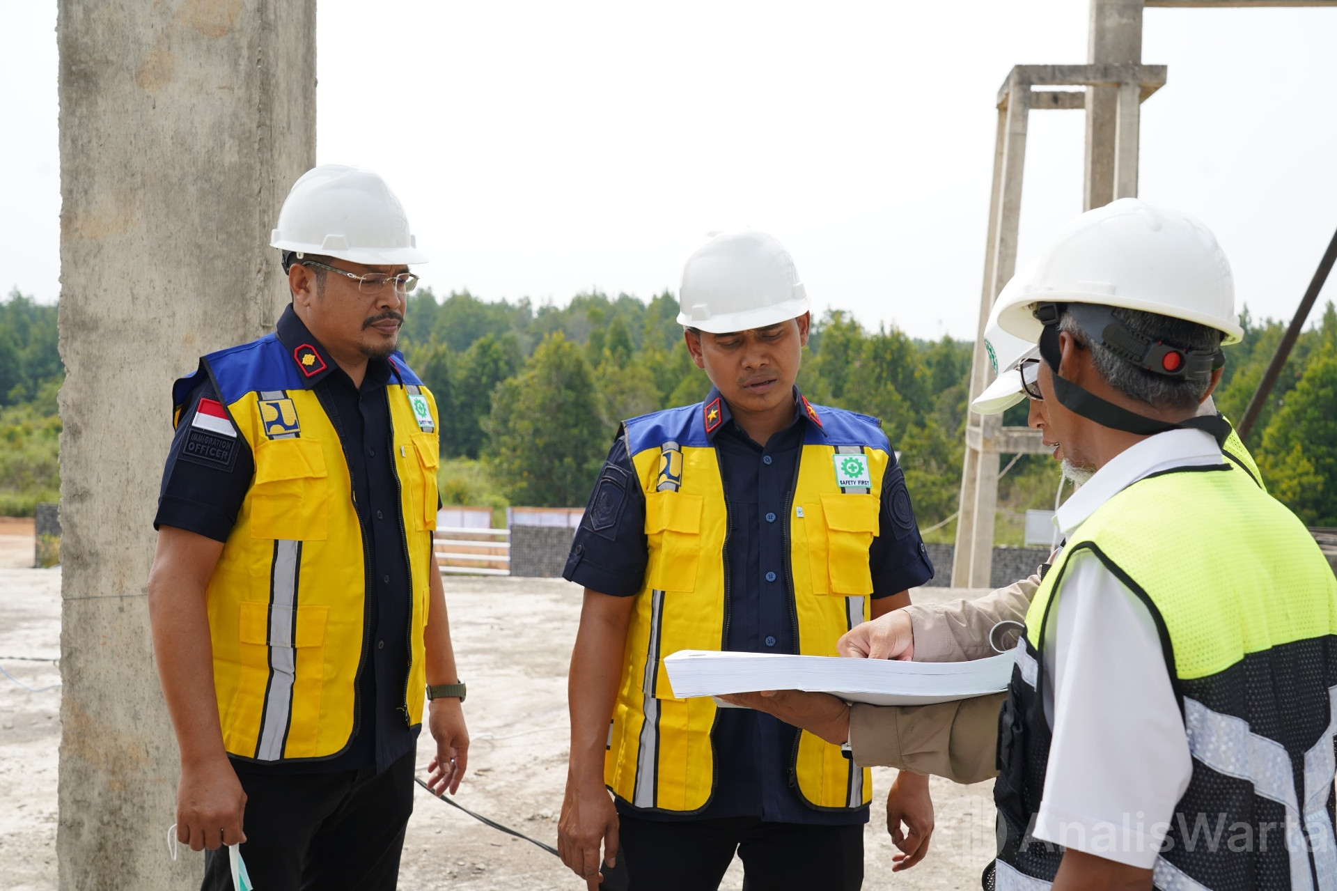 Pembangunan Kantor Imigrasi Putussibau Tahap II Terus Dikebut