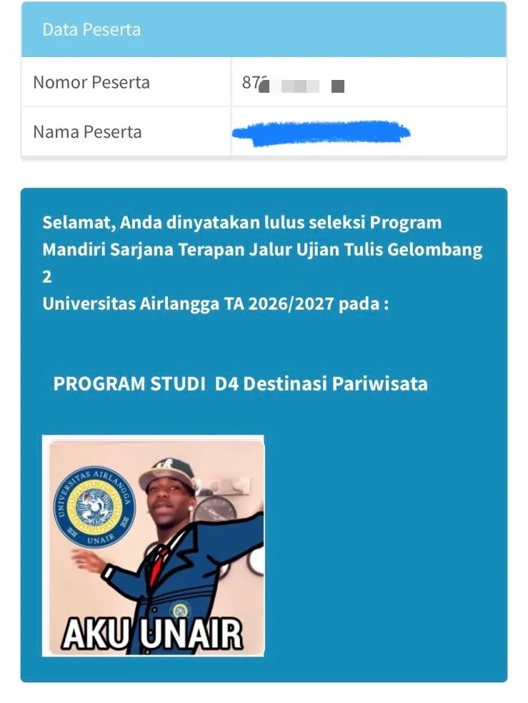 ANALITICAAA TERIMAKASIHH YAAAAA,,,AKUU LOLOSSSS UNAIRRRRR🥺🥺🥺🥺🥺💙💙💙💙💙