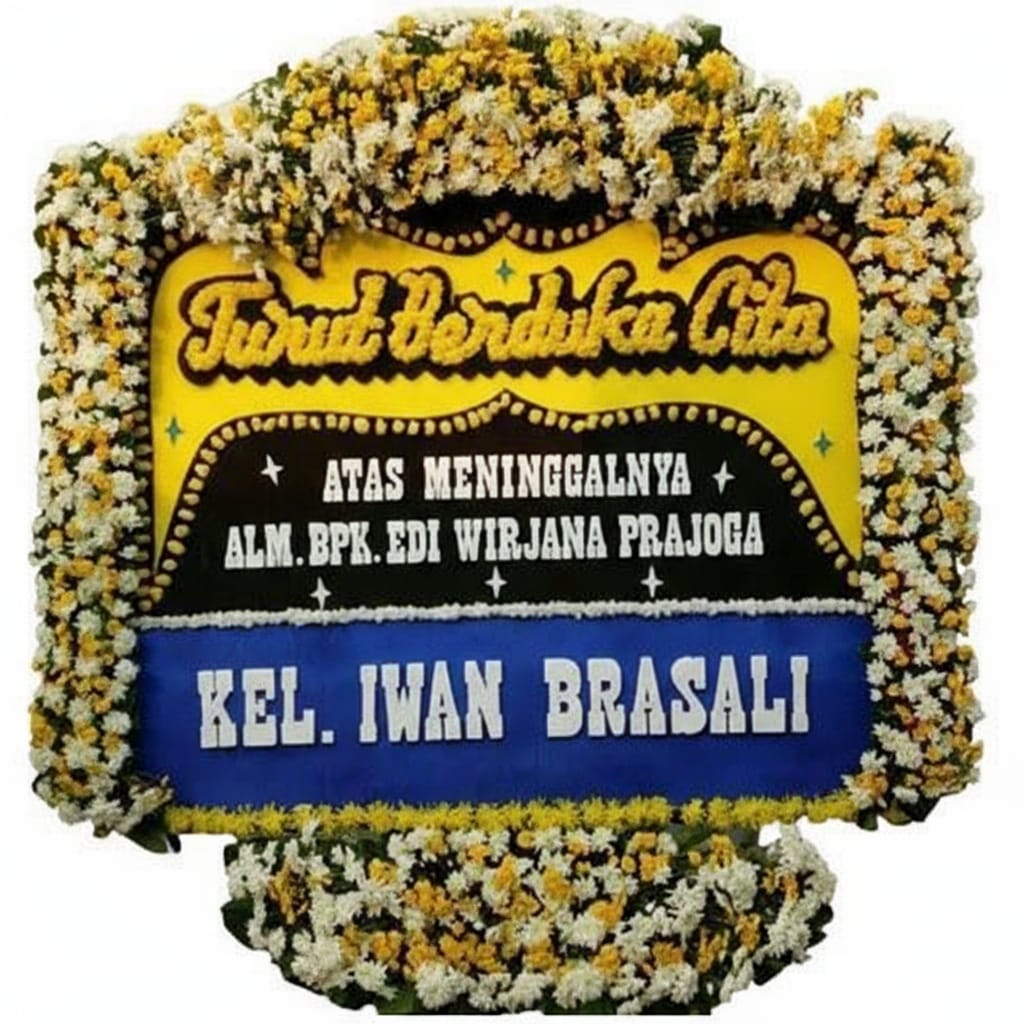 Rangkaian Bunga Papan Duka Cita 27