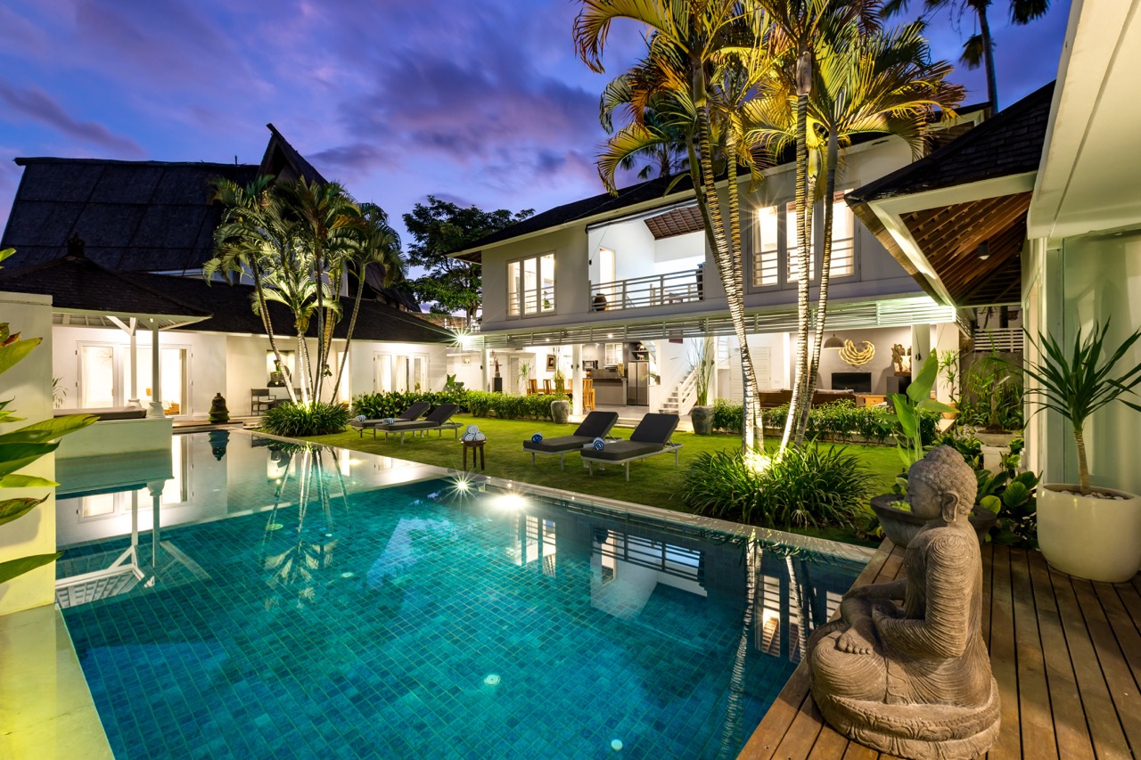 5-Bedroom Tropical Oasis with Open-Air Living & Private Pool in Seminyak