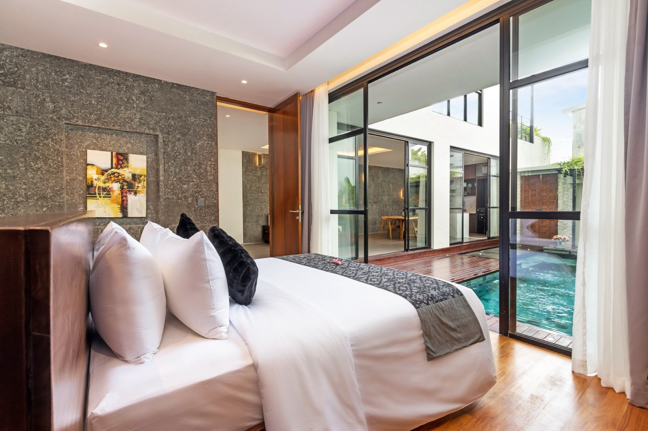 3-Bedroom Villa with Andesite Stone Design & Rooftop Terrace