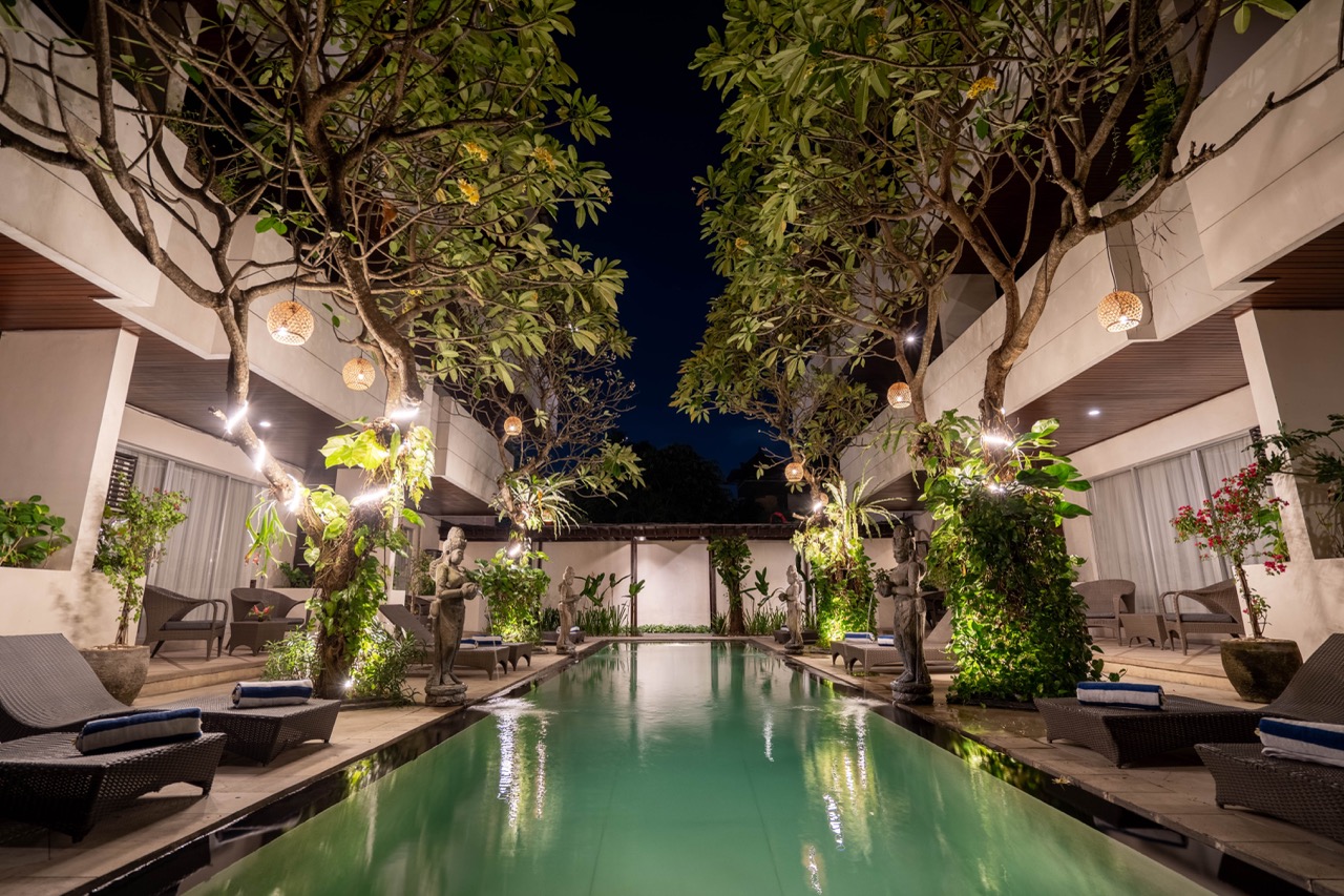 1 Swimming Pool Night 3 Large