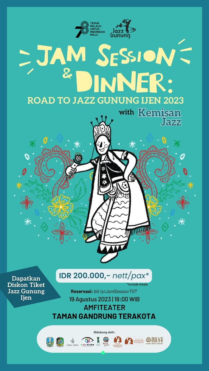 Jam Session & Dinner: Road to Jazz Gunung Ijen 2023 - August 19, 2023