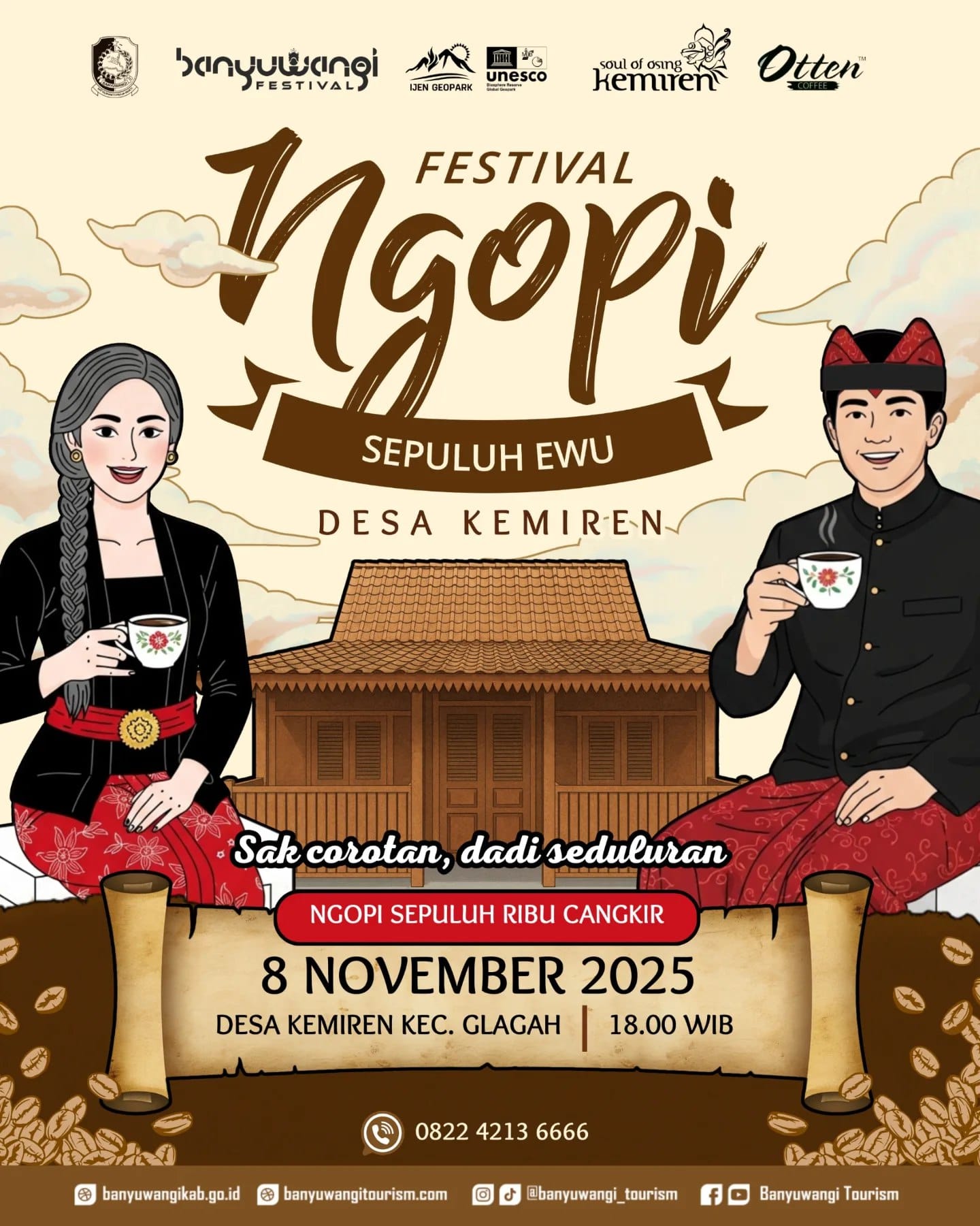 Ngopi Sepuluh Ewu Returns to Kemiren, Banyuwangi!